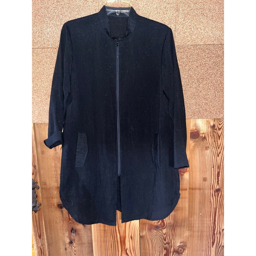 Fridaze Linen Jacket Size  S Black